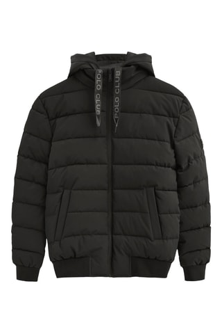 Doudoune à capuche - Noir