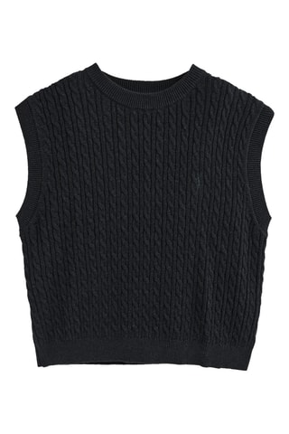 Pull sans manches - Gris foncé