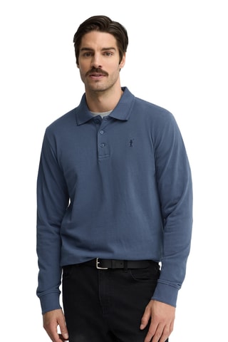Polo regular - Bleu