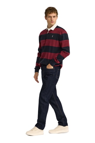 Polo regular - Rouge foncé