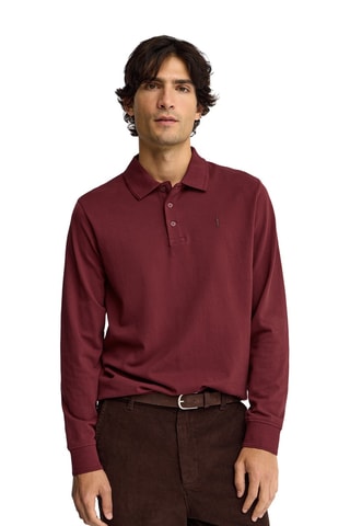 Polo regular - Rouge foncé