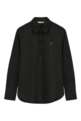 Chemisier slim - Noir