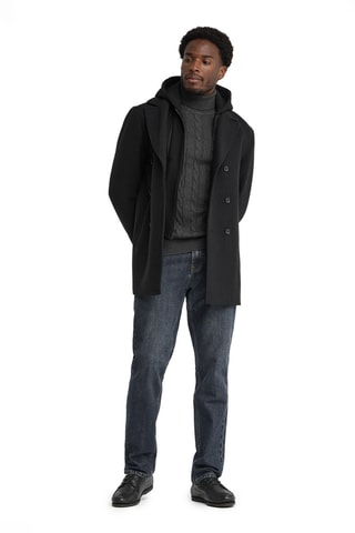 Manteau à capuche - Bleu marine