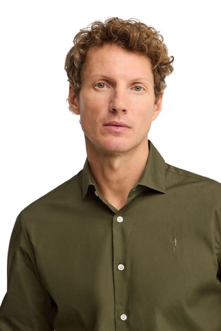 Chemise slim - Vert