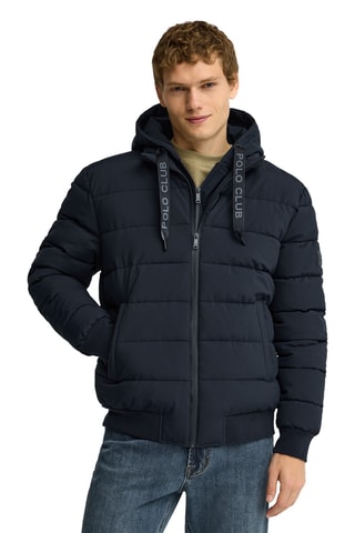 Doudoune à capuche - Bleu marine