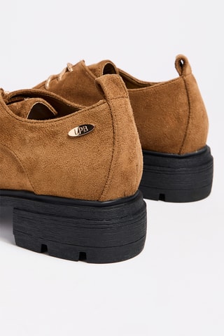 Nubuck Platform Derby’s Magneux - Camel