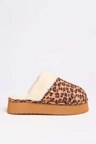 Gevoerde Platform Clogs Malroy - Bruin