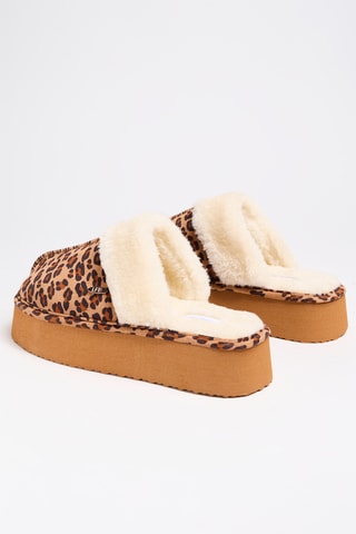 Gevoerde Platform Clogs Malroy - Bruin