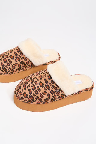 Gevoerde Platform Clogs Malroy - Bruin