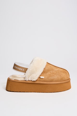 Gevoerde Clogs Maltat - Camel