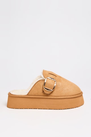 Gevoerde Clogs Mandray - Camel