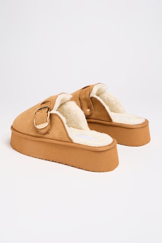 Gevoerde Clogs Mandray - Camel