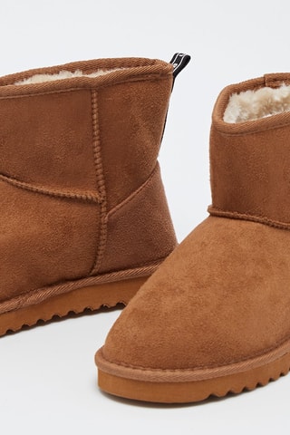 Botines forrados Artemis - Camel