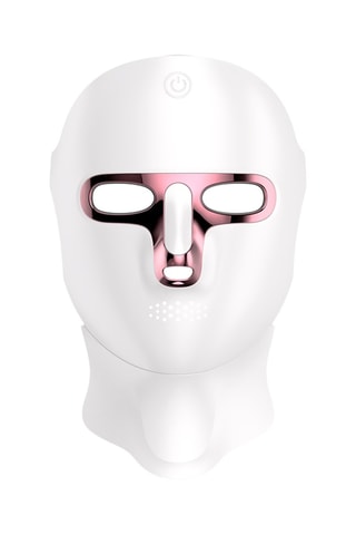 Maschera viso con luce LED - Bianco