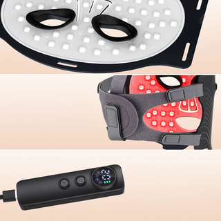 Maschera facciale tattile trattamento luce LED in silicone