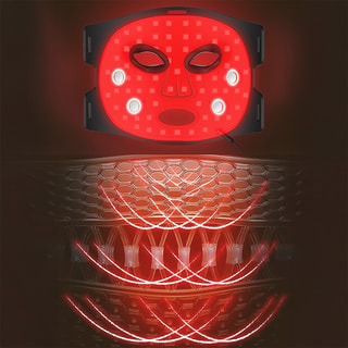 Maschera facciale tattile trattamento luce LED in silicone