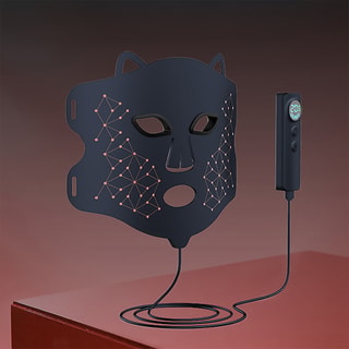 Maschera facciale tattile trattamento luce LED in silicone