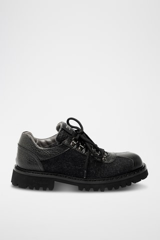 Derbies de piel bovina - Gris