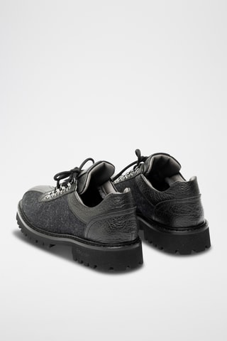 Derbies de piel bovina - Gris