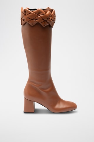 Botas de piel bovina - Marrón