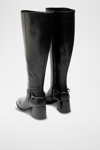 Botas de piel bovina - Negro