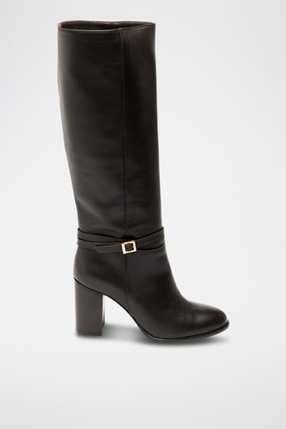 Botas de piel bovina - Marrón