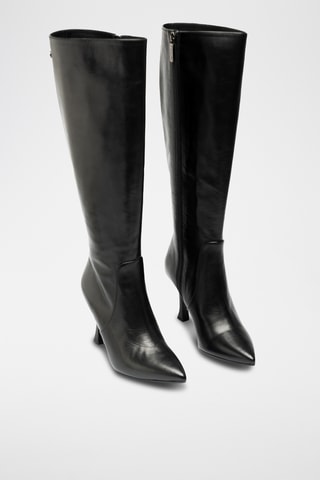 Botas de piel bovina - Negro