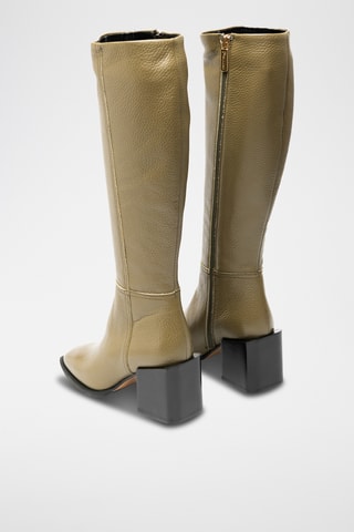 Botas de piel bovina - Marrón