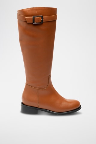 Botas de piel bovina - Camel