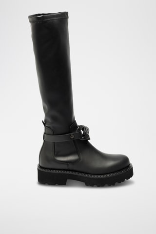 Botas con plataforma - Negro