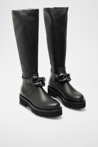 Botas con plataforma - Negro