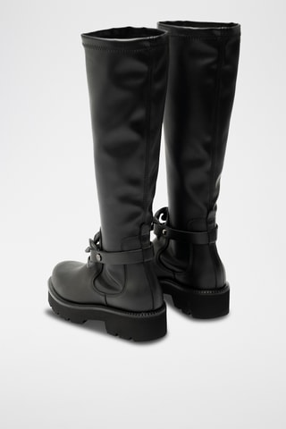 Botas con plataforma - Negro