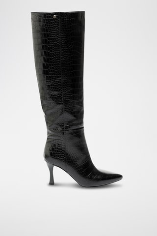 Botas de piel bovina - Negro