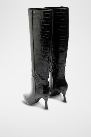 Botas de piel bovina - Negro