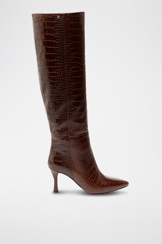 Botas de piel bovina - Marrón