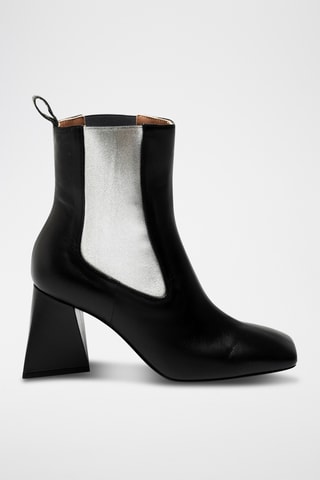 Botines Chelsea de piel bovina - Negro