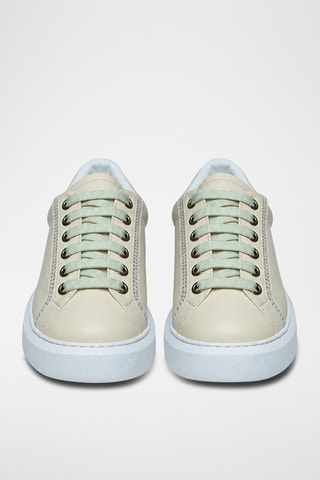 Zapatillas de piel bovina - Blanco