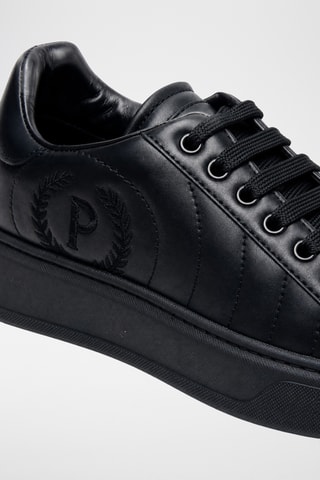 Zapatillas de piel bovina - Negro