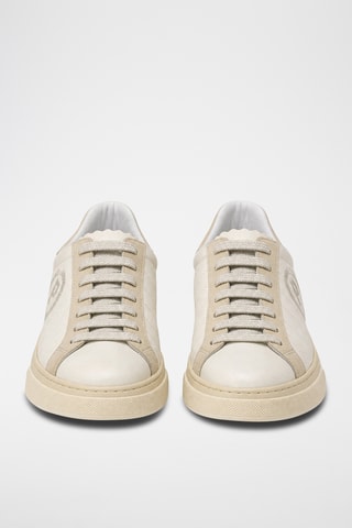 Zapatillas de piel bovina - Blanco