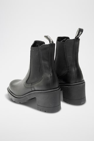 Botines Chelsea de piel bovina - Negro