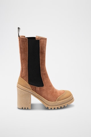 Botas Chelsea de piel bovina - Marrón