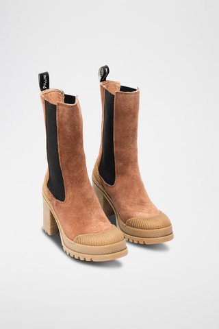 Botas Chelsea de piel bovina - Marrón
