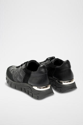 Zapatillas de piel bovina - Negro