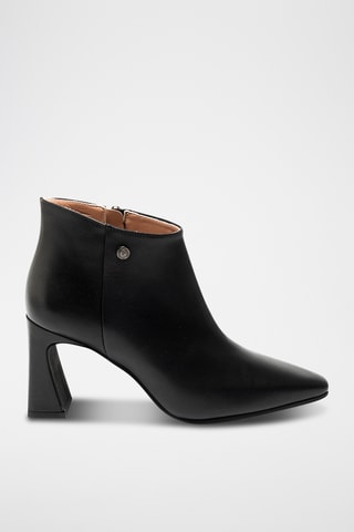 Botines de piel bovina - Negro
