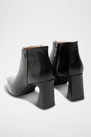 Botines de piel bovina - Negro