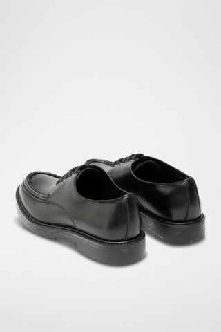 Derbies de piel bovina - Negro