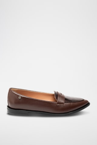 Mocasines de piel bovina - Marrón