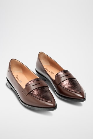 Mocasines de piel bovina - Marrón