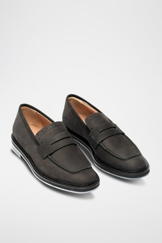 Mocasines de piel bovina - Negro