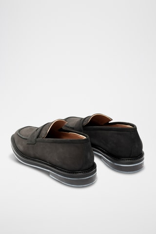 Mocasines de piel bovina - Negro